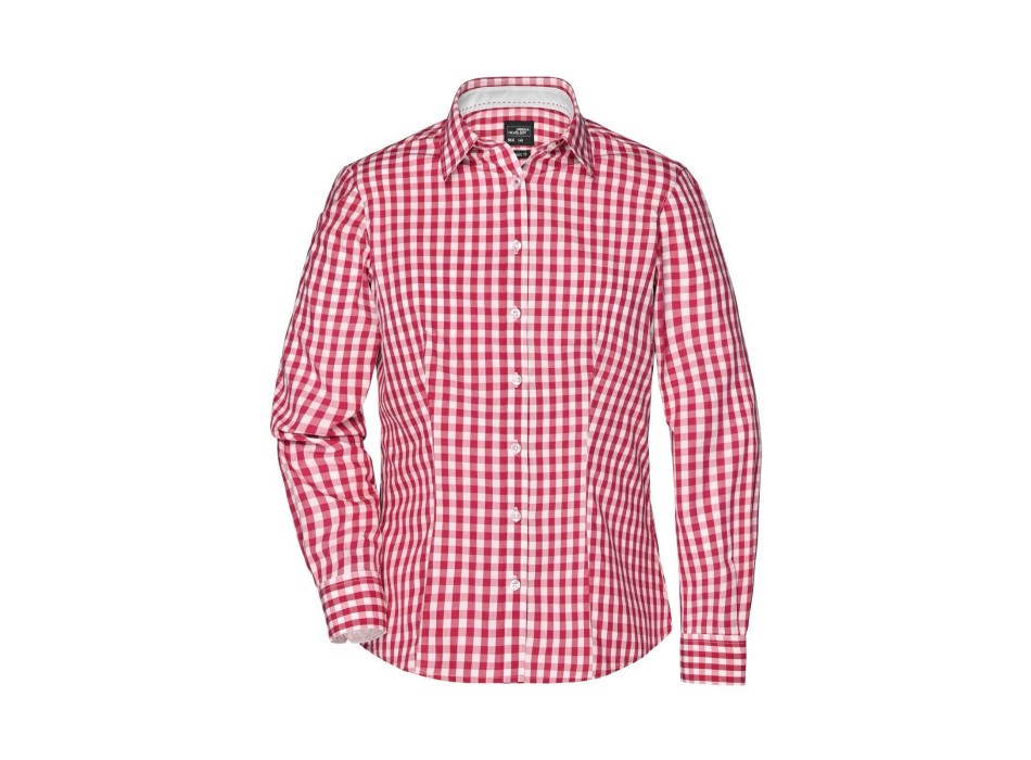 Ladies' Checked Blouse FullGadgets.com
