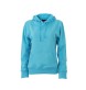 LADIES HOODED SWEAT 80%C20%P FullGadgets.com