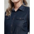 Ladies' Jeans Stitch Denim Shirt FullGadgets.com