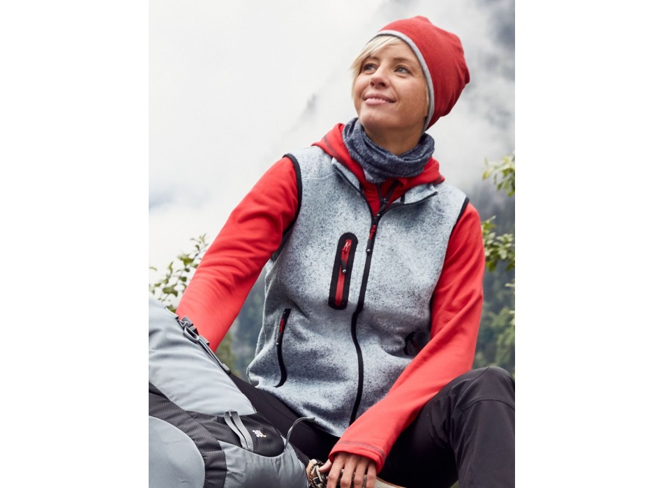 Ladies Knitted Fleece Vest FullGadgets.com