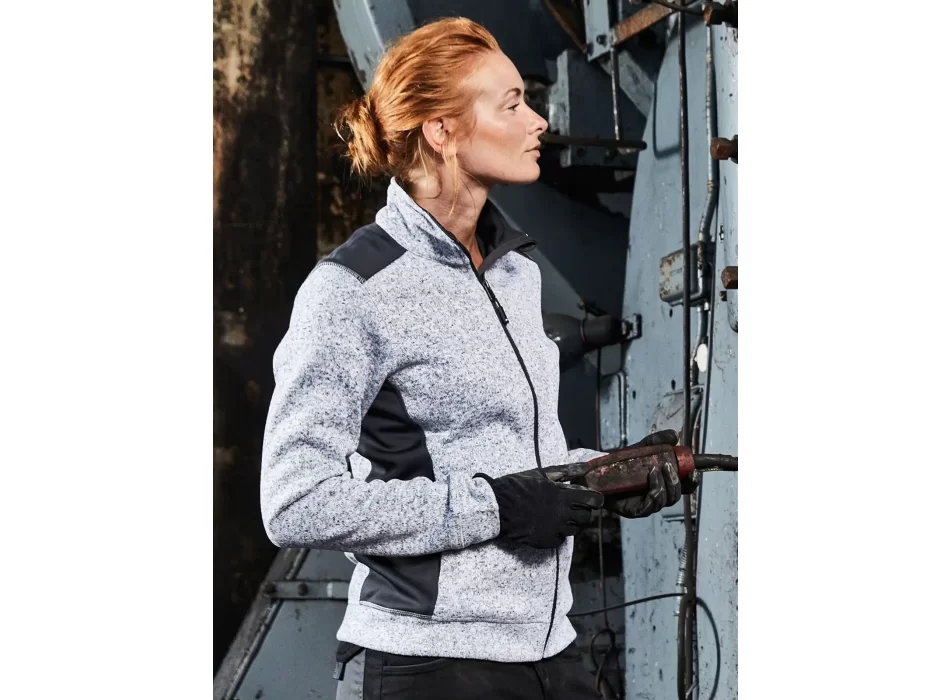 Ladies' Knitted Workwear Fleece Jacket - Strong FullGadgets.com