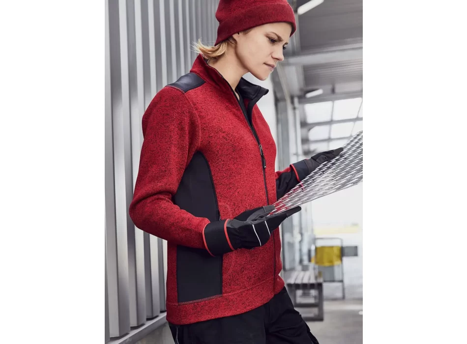 Ladies' Knitted Workwear Fleece Jacket - Strong FullGadgets.com