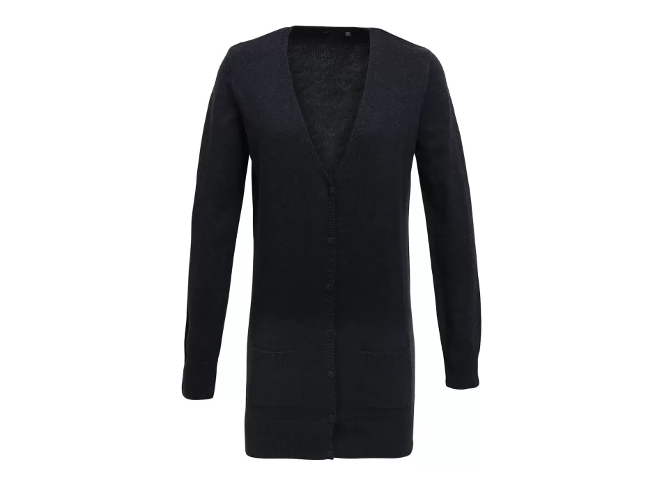 Ladies' Log Length Knitted Cardigan FullGadgets.com