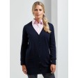 Ladies' Log Length Knitted Cardigan FullGadgets.com