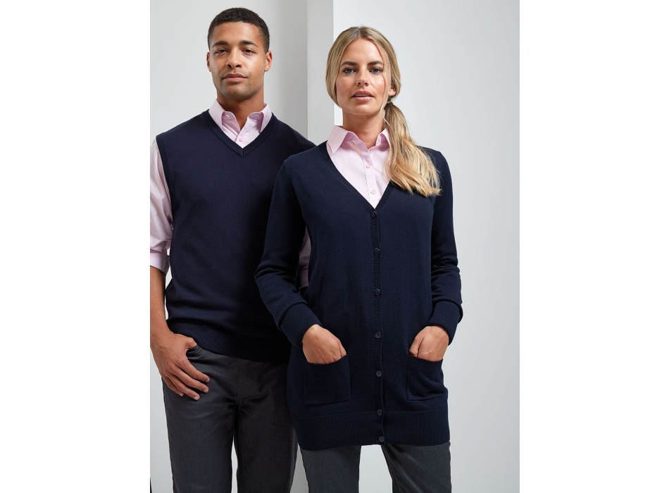 Ladies' Log Length Knitted Cardigan FullGadgets.com