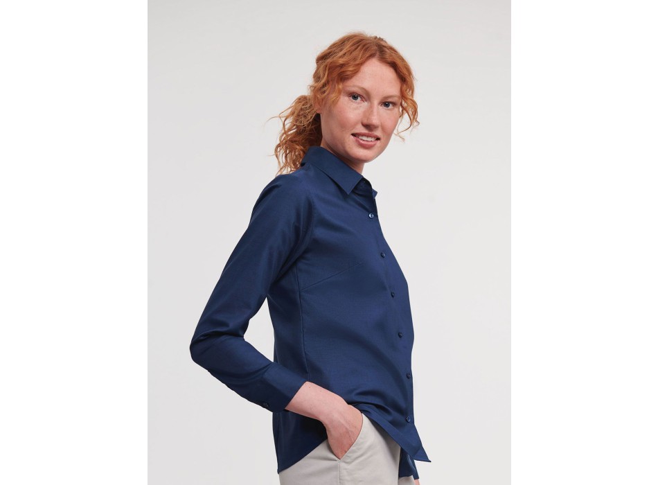 Ladies' Long Sleeve Easy Care Oxford Shirt FullGadgets.com
