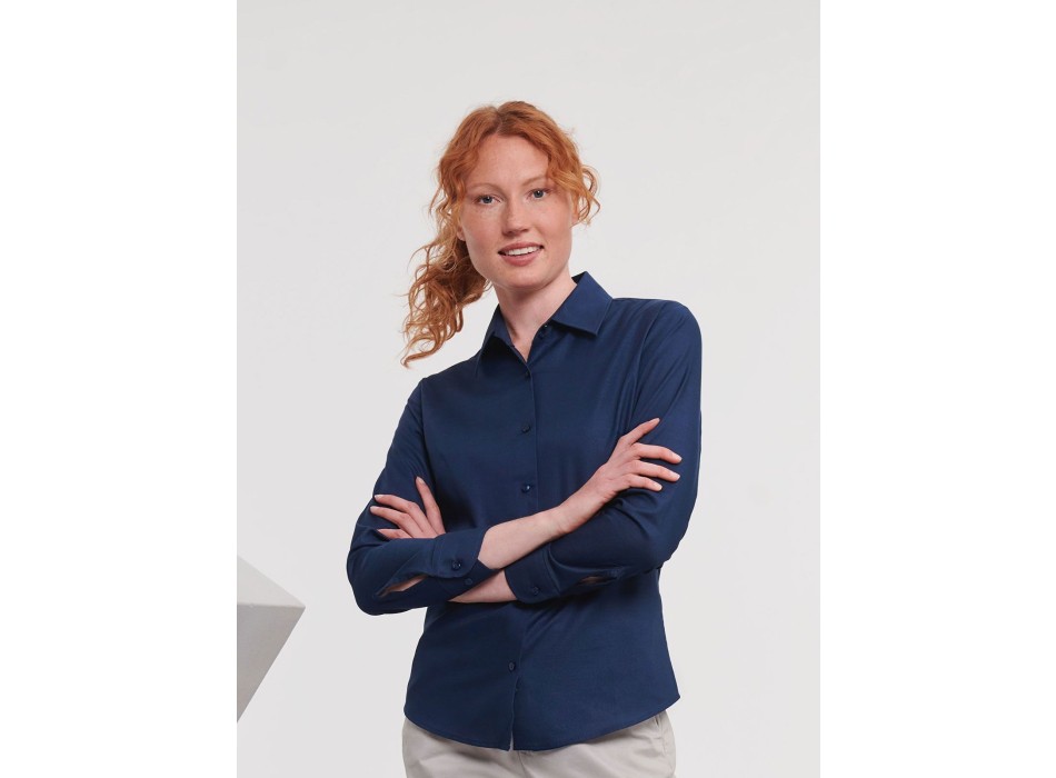 Ladies' Long Sleeve Easy Care Oxford Shirt FullGadgets.com