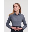 Ladies' Long Sleeve PolyCotton Poplin Shirt FullGadgets.com