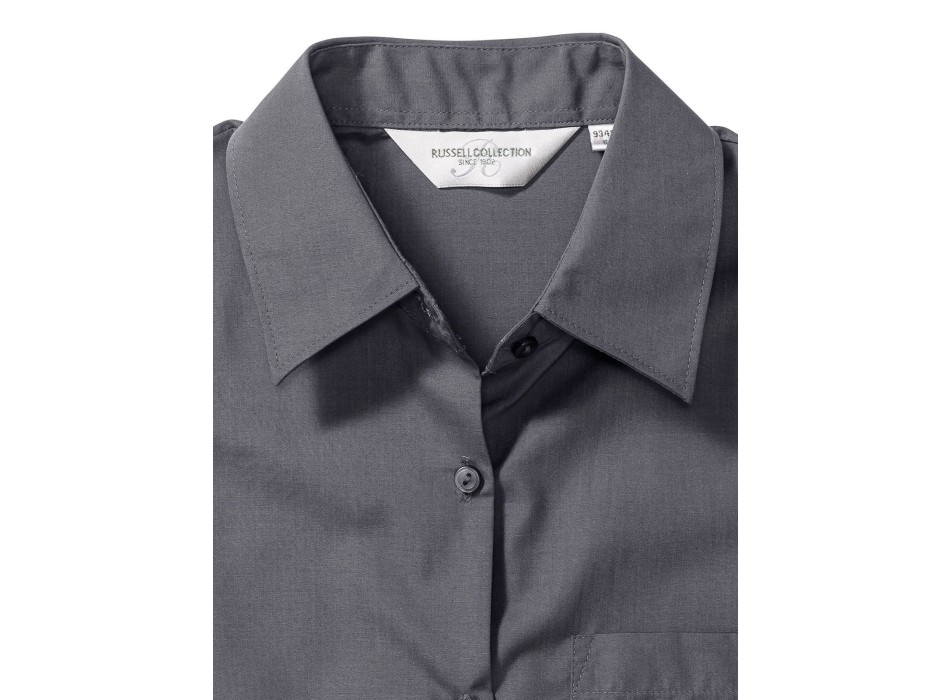 Ladies' Long Sleeve PolyCotton Poplin Shirt FullGadgets.com