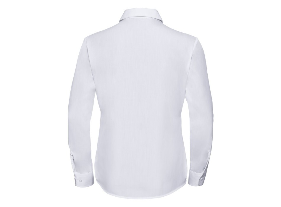 Ladies' Long Sleeve PolyCotton Poplin Shirt FullGadgets.com