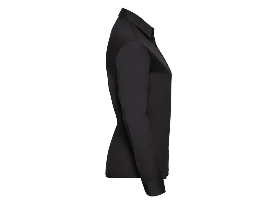 Ladies' Long Sleeve PolyCotton Poplin Shirt FullGadgets.com