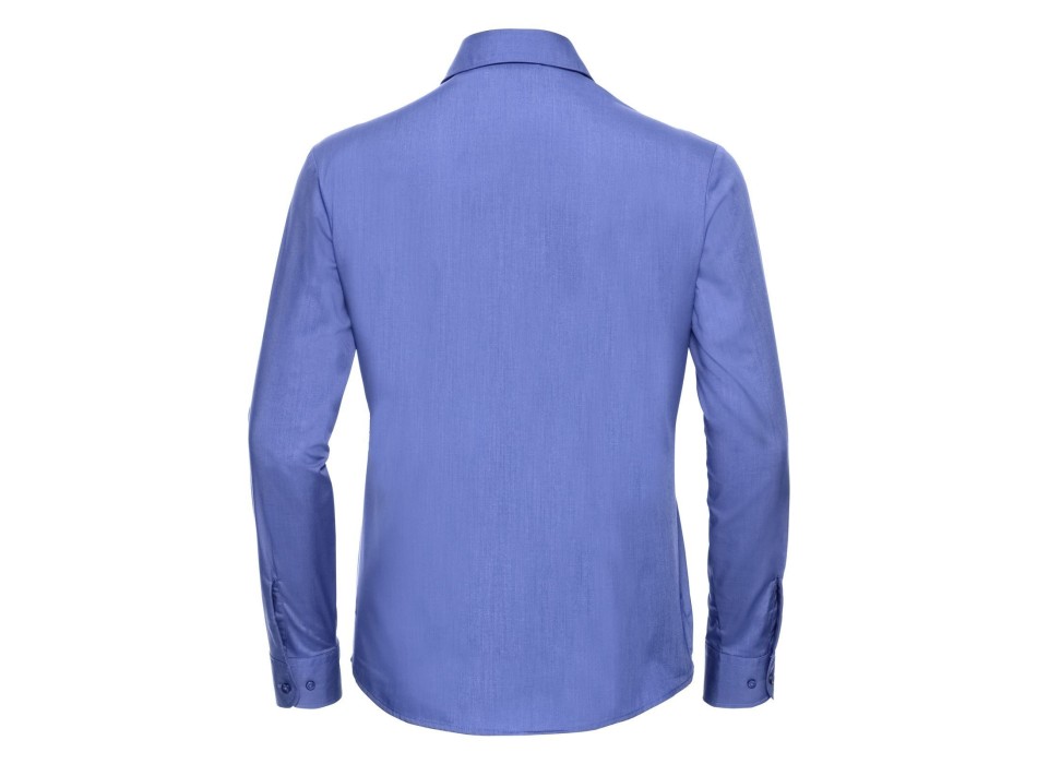 Ladies' Long Sleeve PolyCotton Poplin Shirt FullGadgets.com