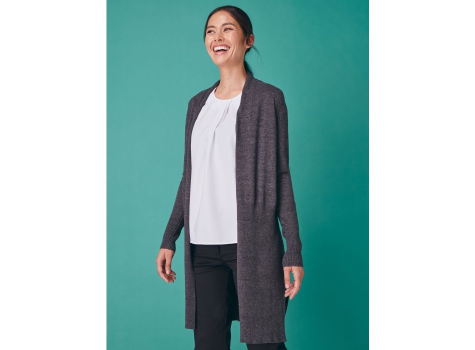 Ladies' Longline Open Cardigan FullGadgets.com