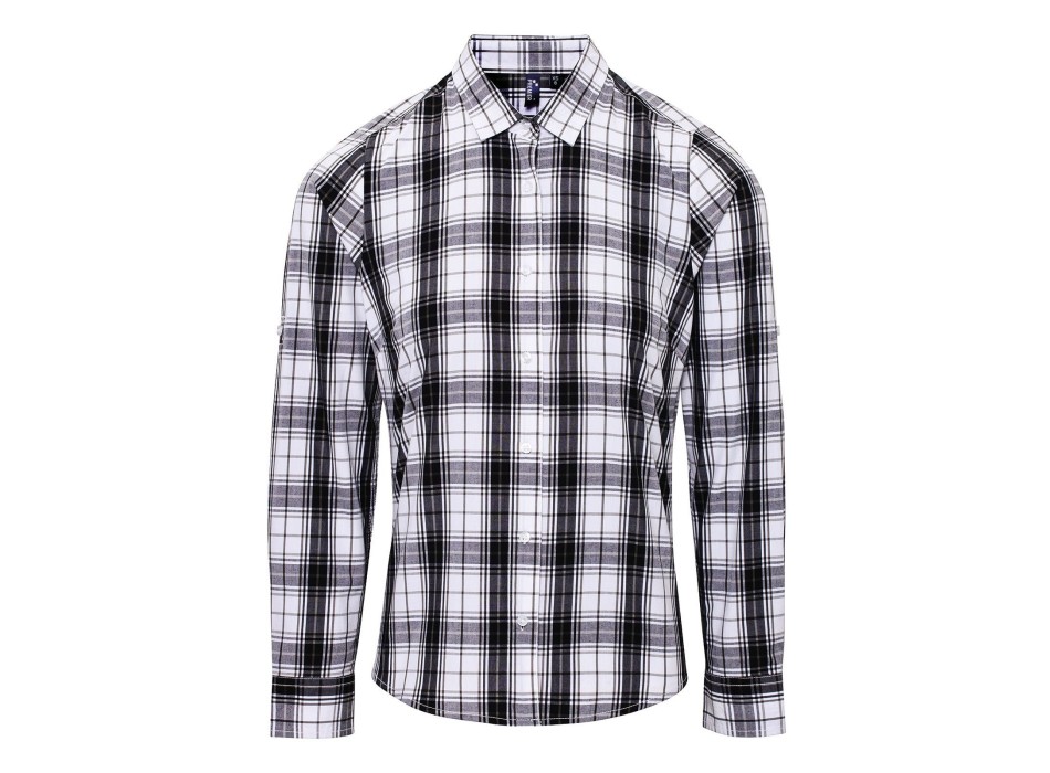 Ladies' LSL 'Ginmill' Check Cotton Bar Shirt FullGadgets.com