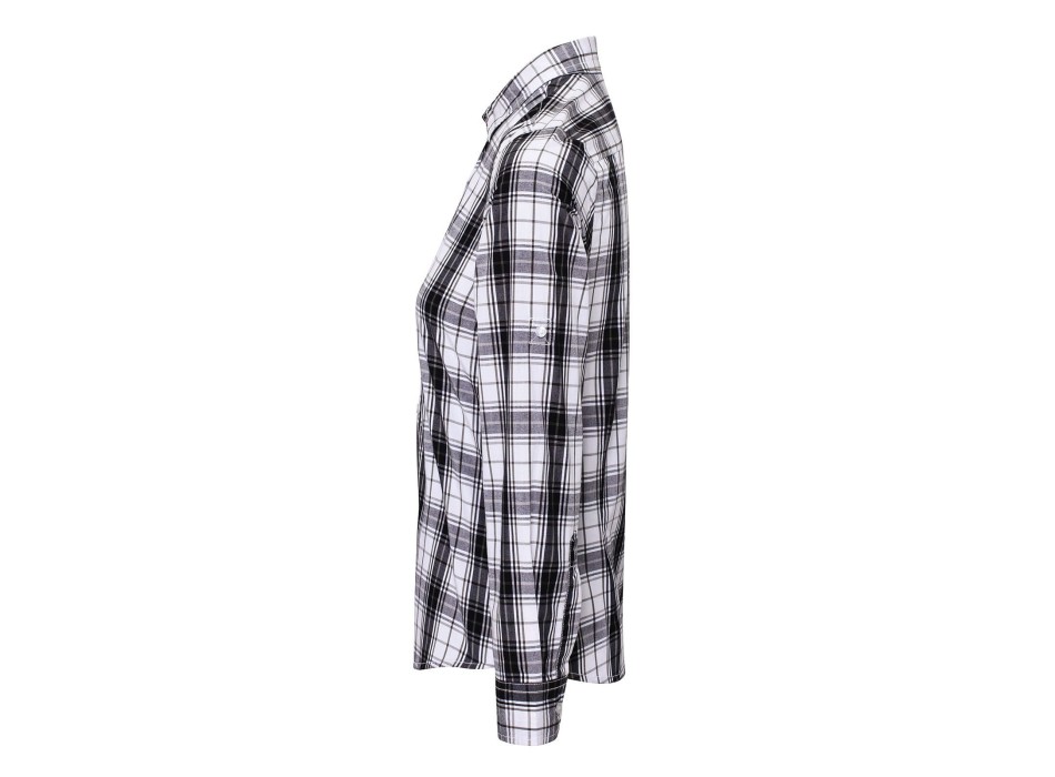 Ladies' LSL 'Ginmill' Check Cotton Bar Shirt FullGadgets.com