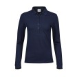 Ladies Luxury Stretch Long Sleeve Polo FullGadgets.com
