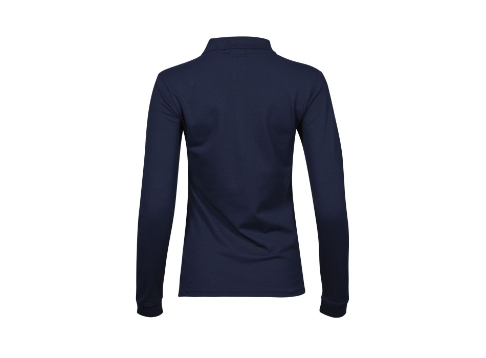 Ladies Luxury Stretch Long Sleeve Polo FullGadgets.com