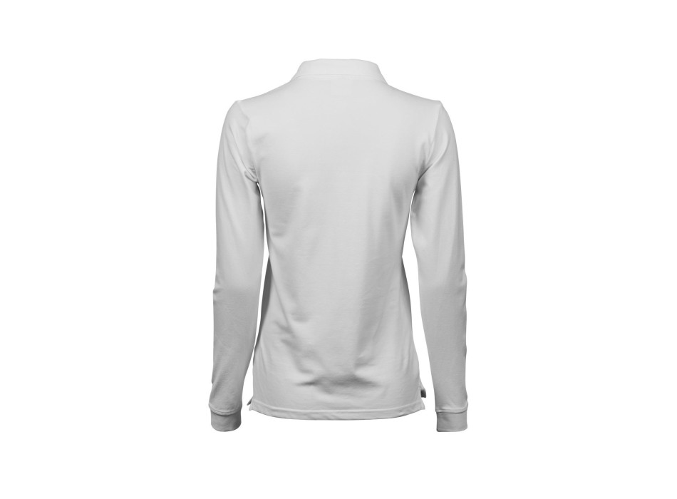 Ladies Luxury Stretch Long Sleeve Polo FullGadgets.com