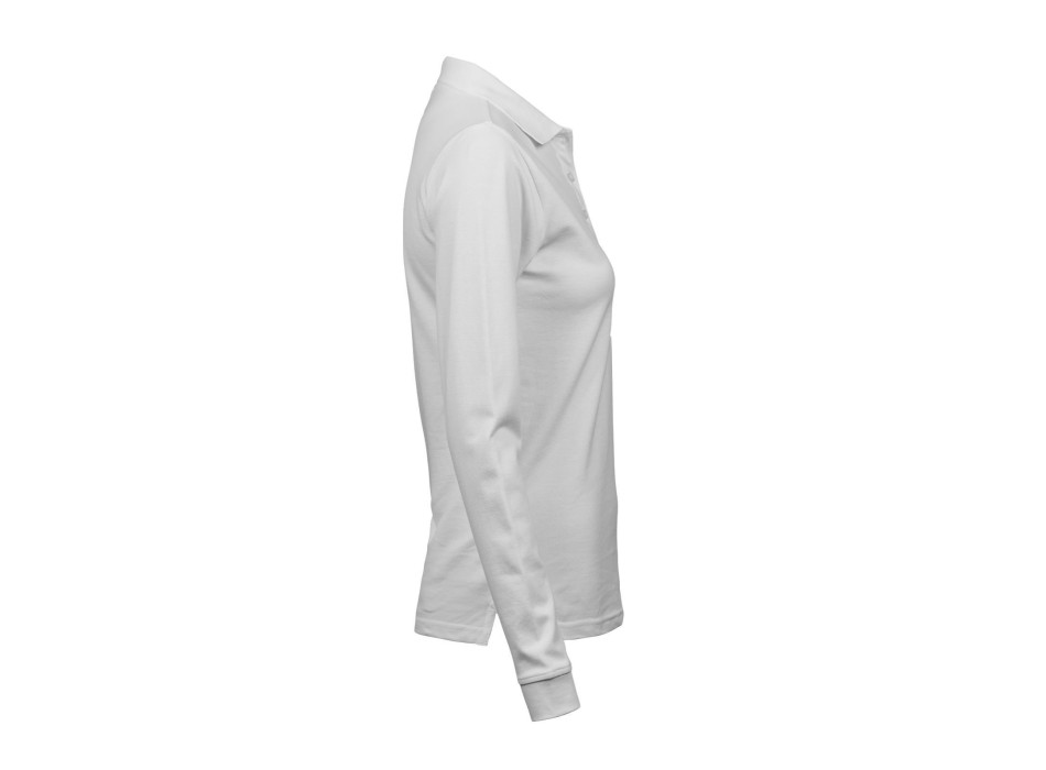 Ladies Luxury Stretch Long Sleeve Polo FullGadgets.com