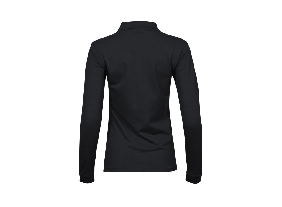 Ladies Luxury Stretch Long Sleeve Polo FullGadgets.com
