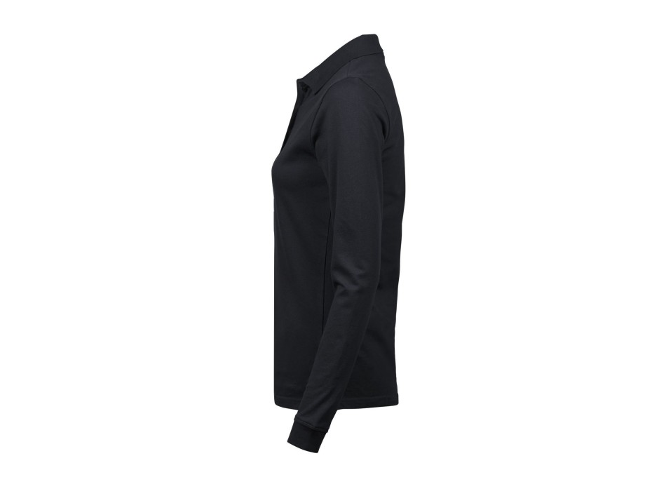 Ladies Luxury Stretch Long Sleeve Polo FullGadgets.com