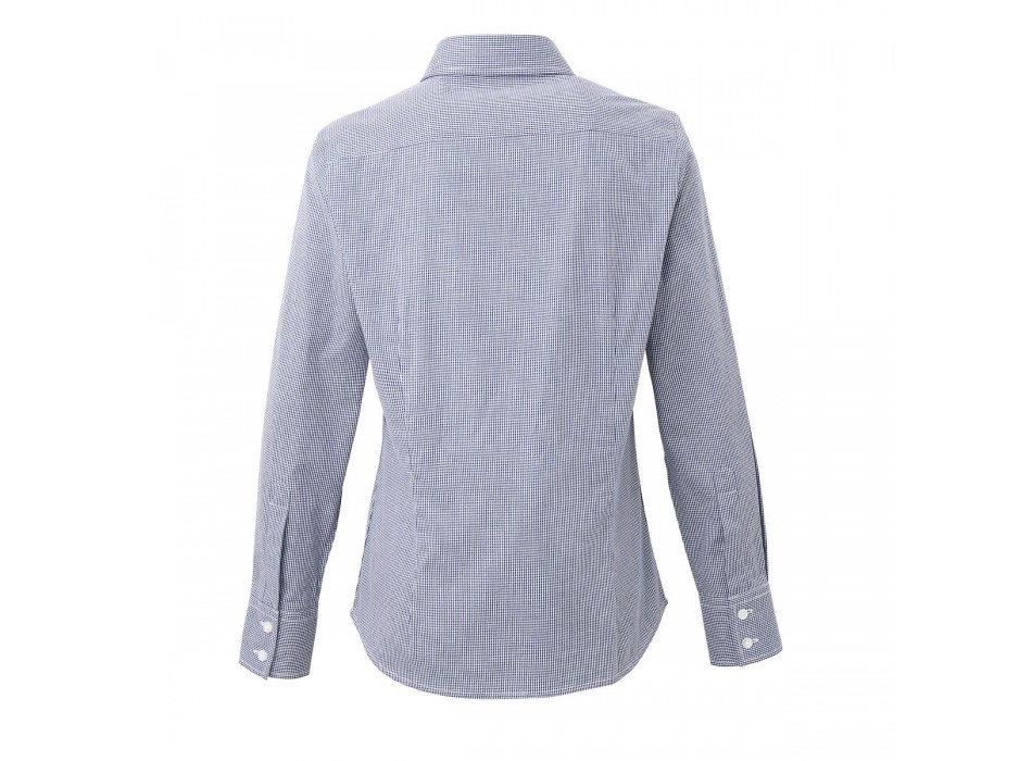 Ladies Microcheck ls shirt 100 FullGadgets.com