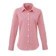 Ladies Microcheck ls shirt 100 FullGadgets.com