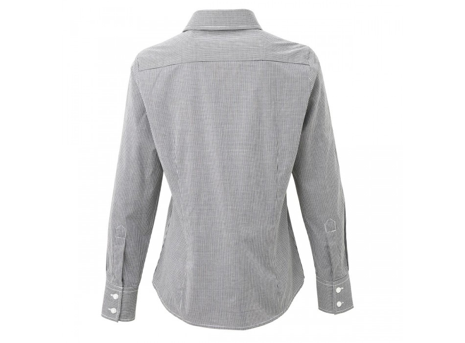 Ladies Microcheck ls shirt 100 FullGadgets.com