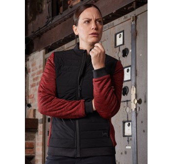 Ladies' Padded Hybrid Jacket FullGadgets.com