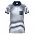 Ladies' Polo Striped 100%Ocs Personalizzabile |James 6 Nicholson