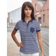 Ladies' Polo Striped FullGadgets.com
