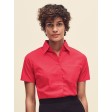 Ladies Poplin Shirt Short Sleeve FullGadgets.com