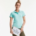 Ladies' Pure Organic Polo100% Cotone Personalizzabile |RUSSELL EUROPE