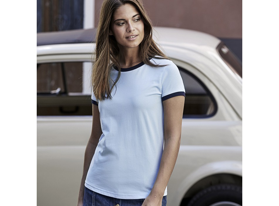 Ladies Ringer Tee 100%C FullGadgets.com