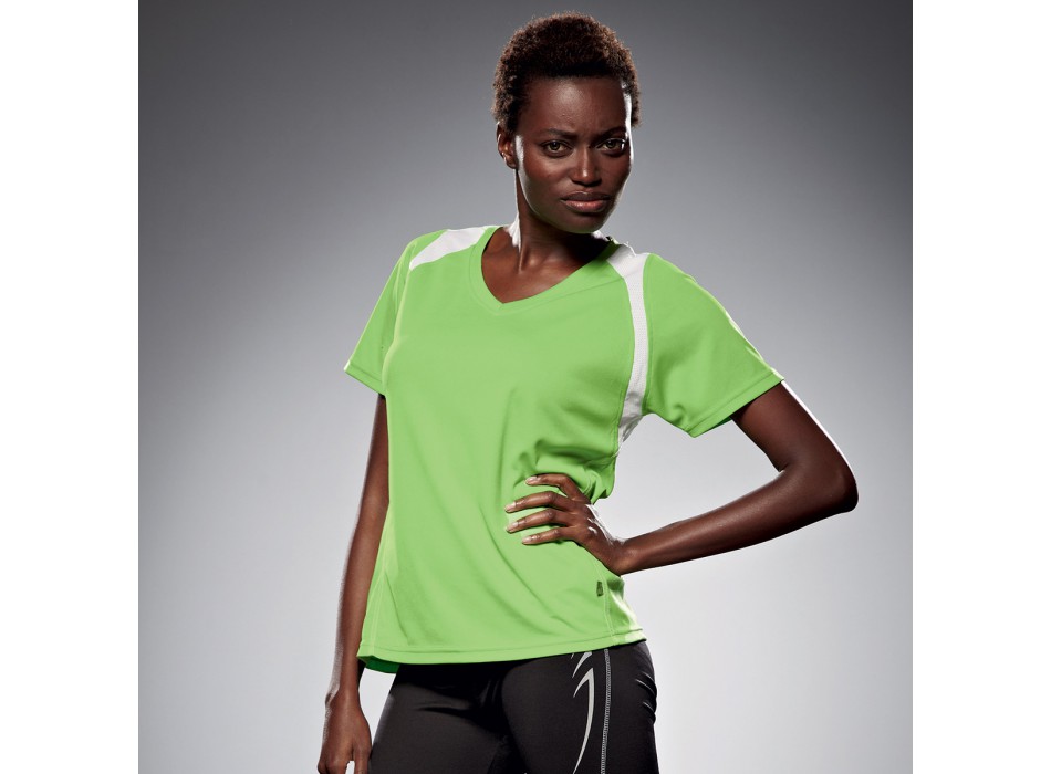 LADIES RUNNING-T M/C 100%P FullGadgets.com