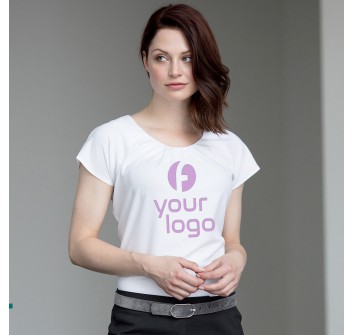 Ladies S/S blouse 100%P FullGadgets.com