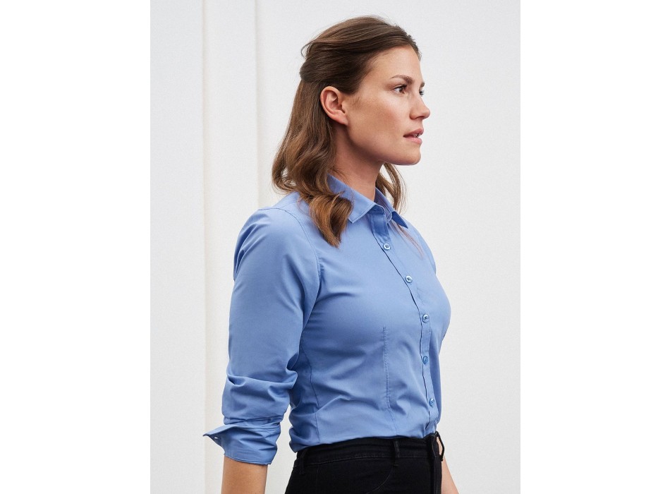 Ladies' Shirt Longsleeve Poplin FullGadgets.com