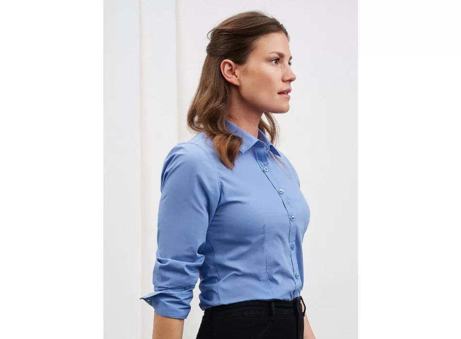 Ladies' Shirt Longsleeve Poplin FullGadgets.com