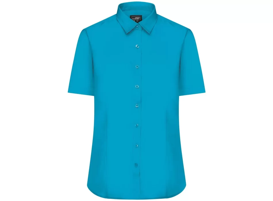 Ladies' Shirt Short sleeve Poplin FullGadgets.com