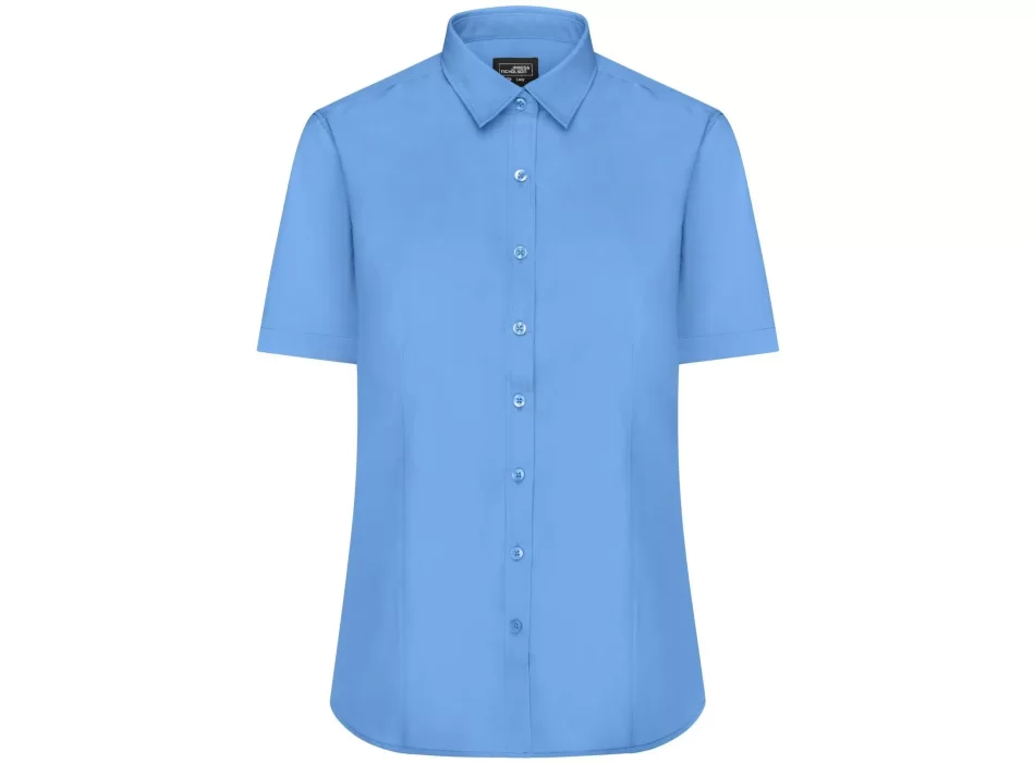 Ladies' Shirt Short sleeve Poplin FullGadgets.com