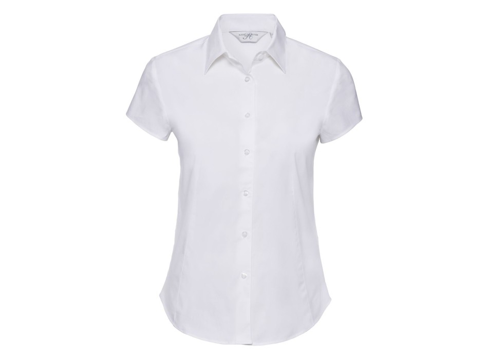 Ladies' Short Sleeve Easy Care Fitted Shirt FullGadgets.com