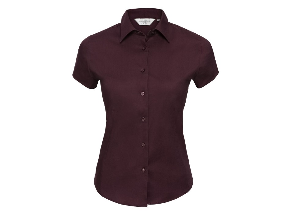 Ladies' Short Sleeve Easy Care Fitted Shirt FullGadgets.com