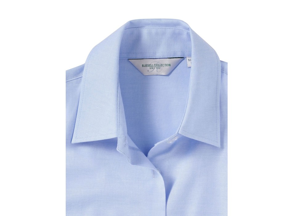 Ladies' Short Sleeve Easy Care Oxford Shirt FullGadgets.com