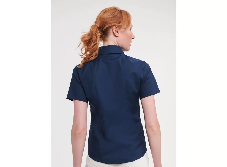 Ladies' Short Sleeve Easy Care Oxford Shirt FullGadgets.com