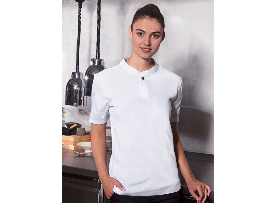 Ladies Short-Sleeve Work Shirt Performance FullGadgets.com