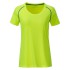 Ladies' Sports T-Shirt 100% Poliestere Personalizzabile |James 6 Nicholson