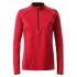 Ladies' Sportsshirt Ls 100% Poliestere Personalizzabile |James 6 Nicholson
