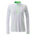 Ladies' Sportsshirt Ls 100% Poliestere Personalizzabile |James 6 Nicholson