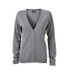 LADIES V-NECK CARDIGAN 100%C FullGadgets.com