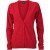 Ladies V-Neck Cardigan 100% Cotone Personalizzabile